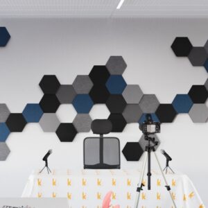 Panel de pared acústico para aula