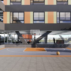 Cancha 3x3 basquetbol