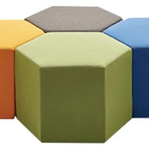Pouff hexagonal