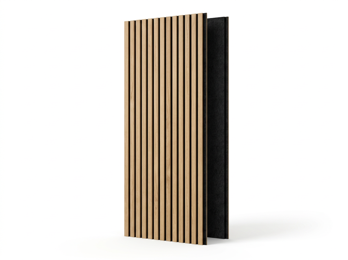 PANEL ACÚSTICO TERMINACIÓN MADERA