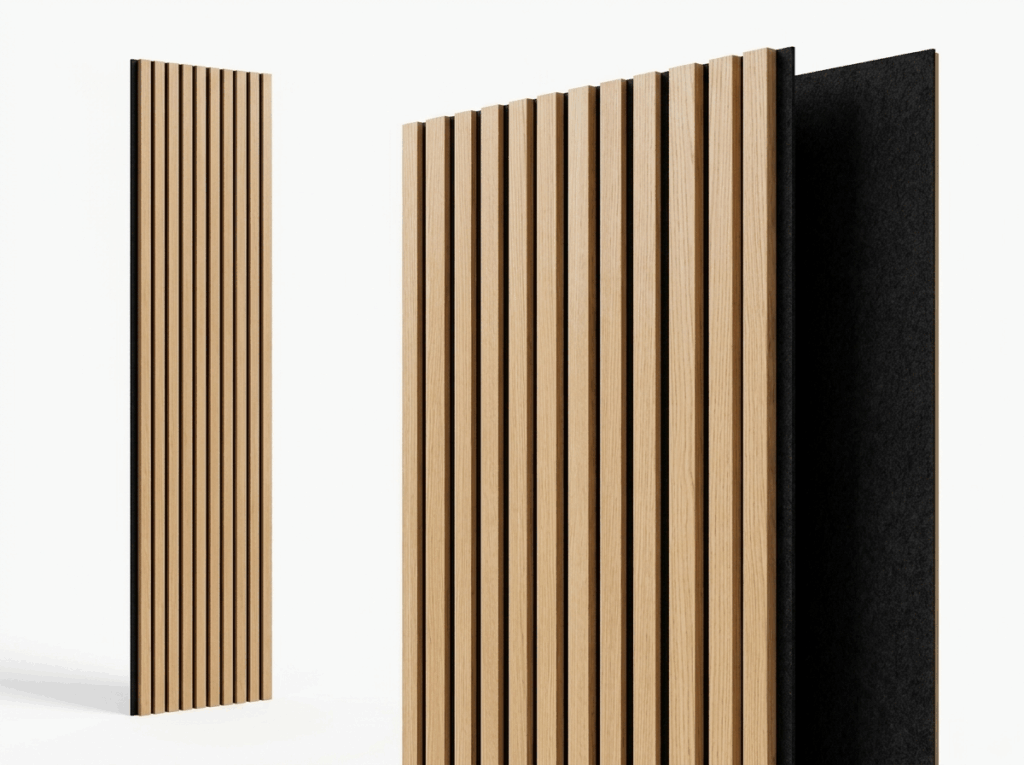 PANEL ACÚSTICO TERMINACIÓN MADERA