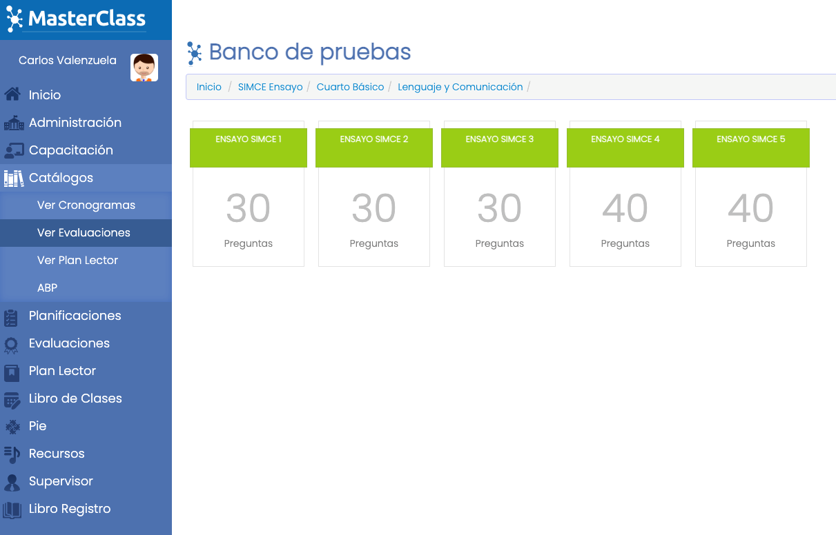 pantalla masterclass