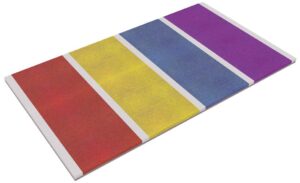Pasto sintético cuatro colores