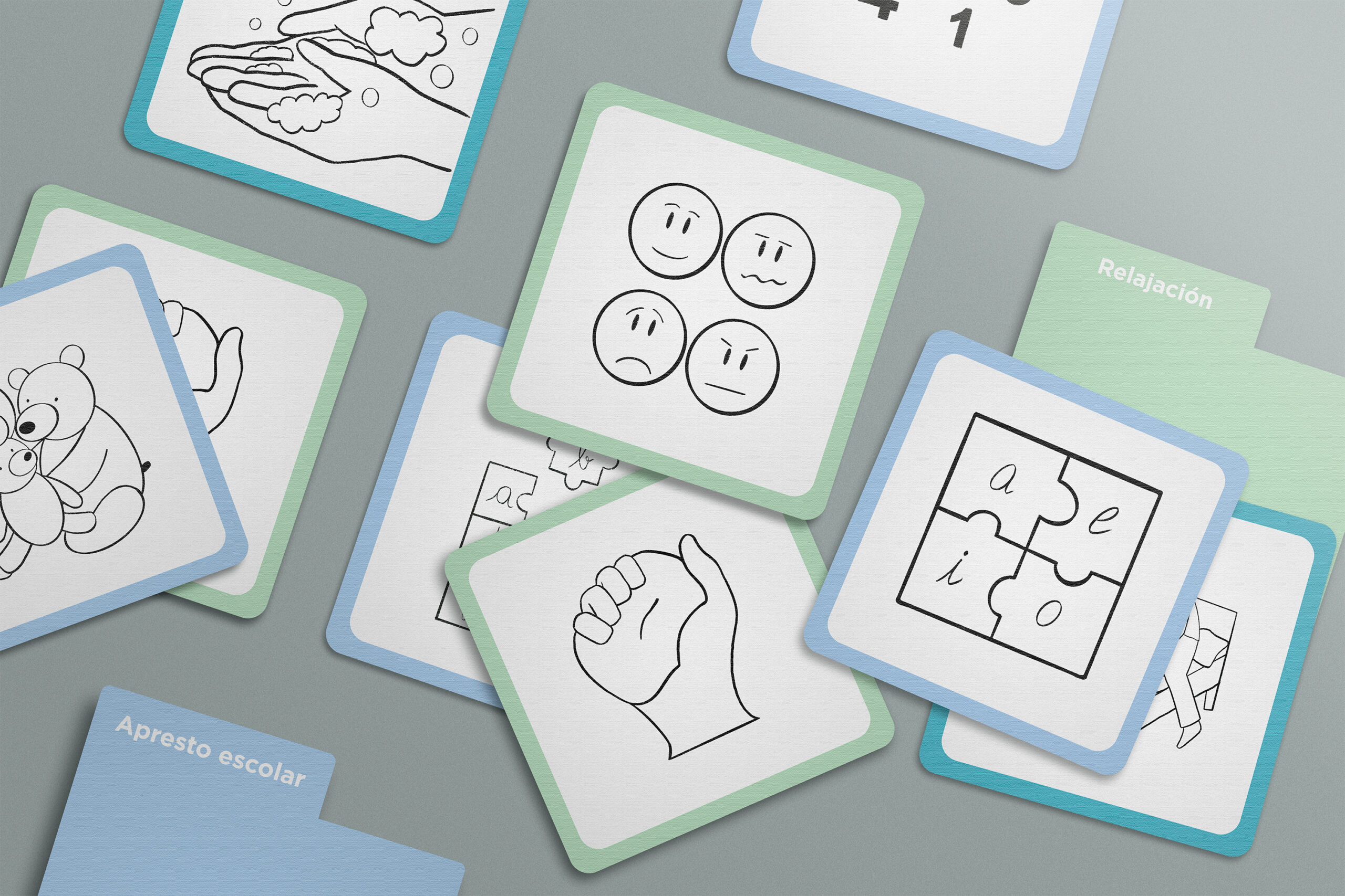 Set de pictogramas para comunicación visual y aprendizaje
